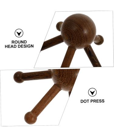Ultechnovo 4-Piece Wooden Massage Set | Hand Massagers Scalp Massager & Hairbrush | International Shipping Available - Buy Online on GoSupps.com