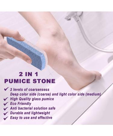 Ever Ready Dual Action Cellular Glass Pumice Stone for Feet Callus Remover/Foot Scrubber 4 x Pack - Buy Online on GoSupps.com