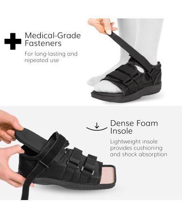 Buy BraceAbility Post-op Shoe for Broken Foot | Surgical Walking Boot & Stress Fracture Brace - Medium Male - Buy Online on GoSupps.com