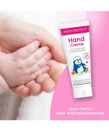 PAEDIPROTECT Hand Cream 75ml Vegan Organic Formula for Very Dry Cracked Hands | Quick Absorption Perfume-Free Supports Neurodermatitis - Buy Online on GoSupps.com