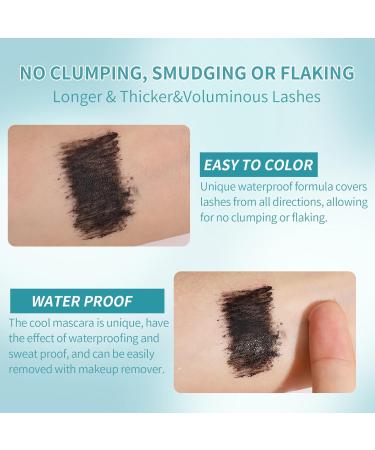 Thickening 4D Eyelash Mascara Waterproof Makeup Eye Lash Smudge-Proof Lengthening Cosmetic Long Lasting for Women Volume Mascara - Buy Online on GoSupps.com