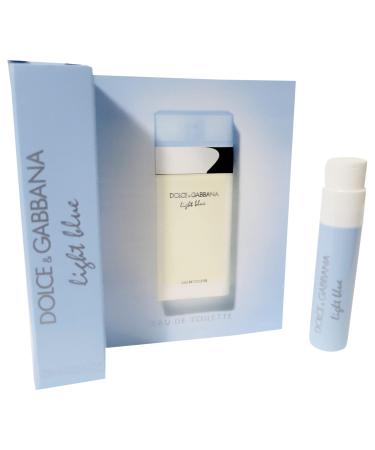 Dolce & Gabbana Light Blue for Women Eau de Toilette Vial Spray, 0.027 Ounce/0.8 ml Floral Fruity 0.027 Ounce (Pack of 1)