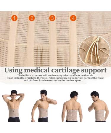 Lumbar Support Belt | Breathable Lower Back Brace for Men & Women | Lightweight Pain Relief & Posture Correction - Size L - Buy Online on GoSupps.com