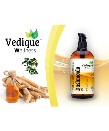 Vedique Remedies Dashmoola Oil 500ml | Ayurvedic Herbal Oil with 10 Healing Herbs | Natural Vata Balancing Remedy - Buy Online on GoSupps.com
