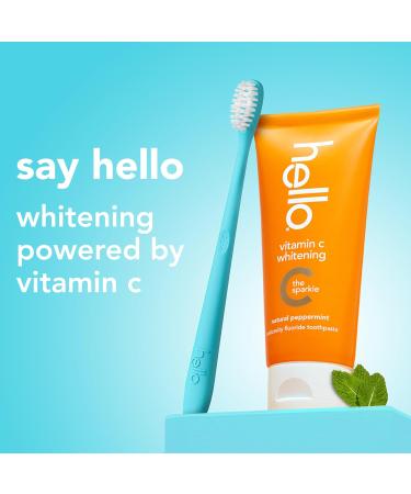 hello Variety (Unicorn Strawberry Dragon) Kids Toothpaste Bundle with hello Vitamin C Whitening Adult Toothpaste Fluoride 4.2 and 4 Ounce - Buy Online on GoSupps.com