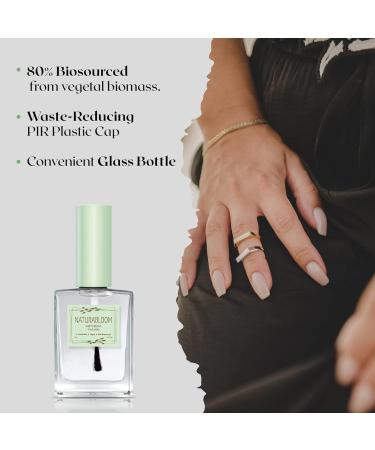 NATURABLOOM 3-In-1 Nail Strengthener & Growth Polish - Professional Vegan Top Coat - Buy Online on GoSupps.com