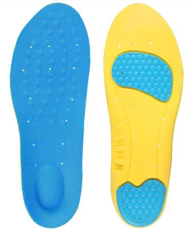 Memory Foam Insoles for Men Women & Kids - Arch Support Cushion & Shock Absorption Relieve Foot Pain (L Size: M 8-12 / W 10-15) - International Shipping Available - Buy Online on GoSupps.com