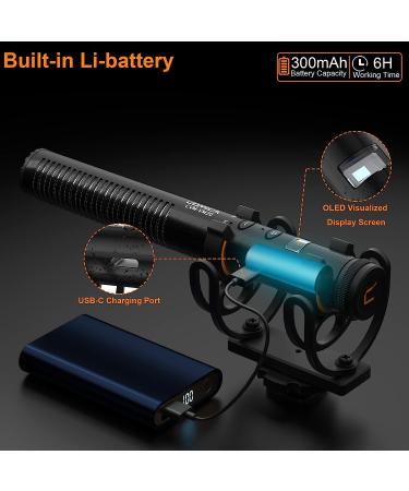Comica CVM-VM20 Shotgun Microphone Kit - Professional Super Cardioid Video Mic for Smartphone/DSLR Cameras - Ideal for Interviews/Recordings - Buy Online on GoSupps.com