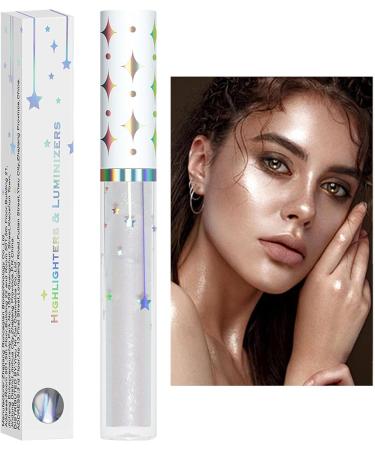 Liquid Highlighter | Body Shimmer - Waterproof Glow Liquid Highlighter Long Lasting Highlighter Shimmer for Cheeks 03# 1 count (Pack of 1) - Buy Online on GoSupps.com