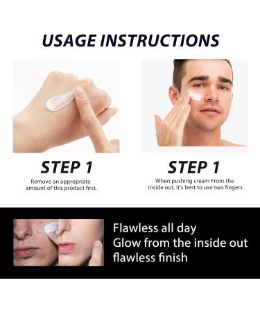 EXQST Mancodes Men's Face Cream Moisturizing Concealer Mancodes Men's Face Cream Men's Makeup Cream Moisturizing Concealer Global - Buy Online on GoSupps.com