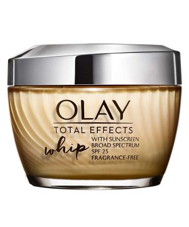 Olay Total Effects Whip Active Moisturizer with Sunscreen SPF 25 Fragrance-Free 1.7 oz (48 g)
