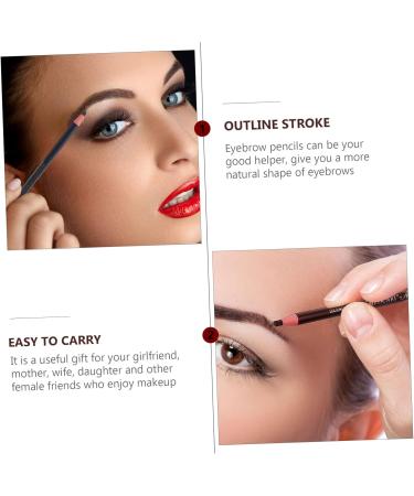 WOONEKY 10pcs Eyebrow Pencil Eye Brow Pencils for Women Peel- off Pencil Black Pencils Makeup Pencils Paper - Buy Online on GoSupps.com