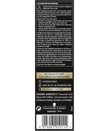 DIADEM ROOT SET A4 Dark Brown Hair Color - 1 Pack (22 ML) | Root Concealment for International Shipping - Buy Online on GoSupps.com