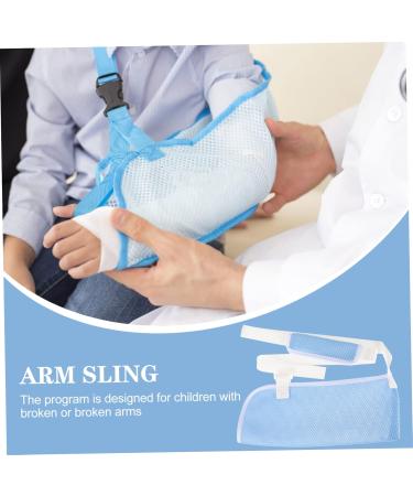 Buy Children's Arm Sling for Shoulder Injury - Comfortable Arm Immobilizer & Support Sky Blue 50x27CM - Buy Online on GoSupps.com