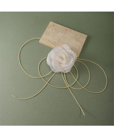 Oralgo's Elegant Long Lace-Up Chain Necklace - Rose Trailer Choker & Collar - Perfect Party Jewelry Gift - Buy Online on GoSupps.com