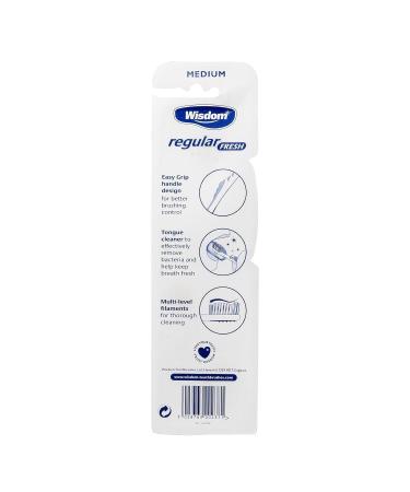 Buy Wisdom Regular Fresh Toothbrush Medium - 2 Pack | International Shipping Available - Buy Online on GoSupps.com