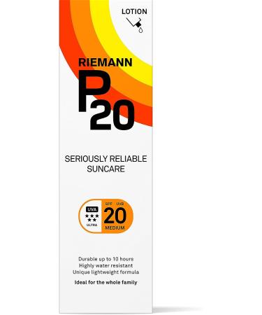 Riemann P20 10 Hours Sun Protection SPF20 Medium - 100ml - Buy Online on GoSupps.com