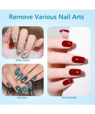 Gel Nail Polish Remover 3 Pack - Professional Soak-Off for Easy Use | International Shipping - Buy Online on GoSupps.com