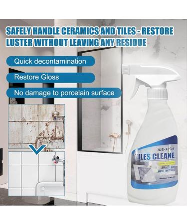 Tile Grout Cleaner Sprayer Natural Stone Stain Remover Cleaner Multi-Purpose Tile Grout Cleaner Whitener Polishing And Brightening Ceramic Floor Tile Cleaner For Bathroom & Kitchen (1PC) - Buy Online on GoSupps.com