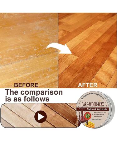 Natural Wood Polish & Wax Oil Care - Multi-Purpose Furniture Polish for Wood Cleaning & Buffing (80G) - Restore Gloss Finish - Buy Online on GoSupps.com