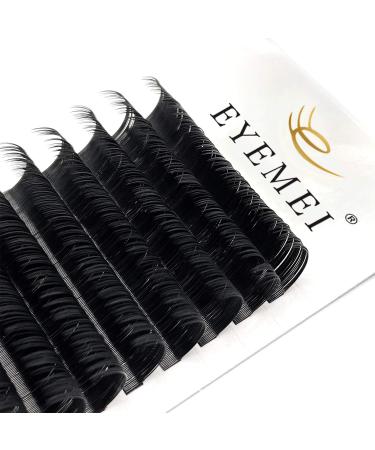 Eyelash Extensions Individual Lashes 0.20mm D Curl 15-20mm Mink Eyelash Extension Supplies Lash Extensions Professional Salon Use Black False Lashes Mink Lashes Extensions by EYEMEI (0.20-D-MIXED) 15-20mm 0.20-D Curl