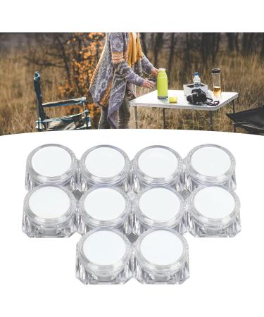 Travel Jars Lotion Container Plastic Compact Portable Cosmetic Sample Emptyf or Storing Creams Lotions Cosmetics Lip Balms Lip Glosses - Buy Online on GoSupps.com