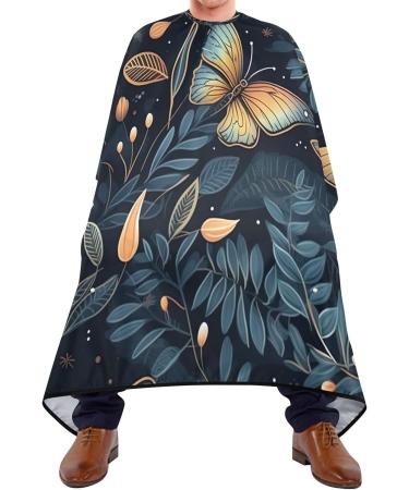 Kigai Butterfly Leaf Barber Cape - Professional Waterproof Hair Cutting Cape for Men & Women with Adjustable Snap Closure | Salon Essential - Buy Online on GoSupps.com