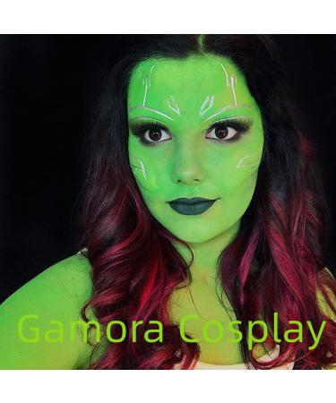 Mysense Green Face & Body Paint - Water Activated Makeup for Cosplay Festivals & Halloween - 20g - Te Fiti Gamora Grinch & More - Buy Online on GoSupps.com