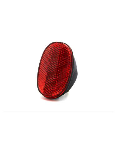 MFC PRO Red Oval Rear Bicycle Mudguard Fender Cycling Safety Warning Reflectors for Cruiser Bikes
