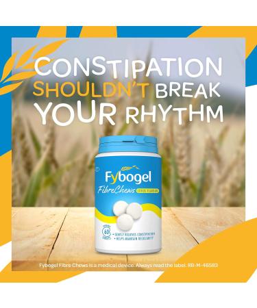 Fybogel FibreChews 60s - 60 Count Pack - Digestive Support Fiber Supplement - Buy Online on GoSupps.com