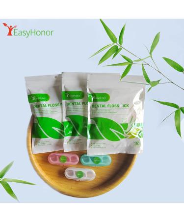 Easyhonor Dental Floss - 220 Packs One-Way Pleils & Travel Tooth Covers | Premium Oral Care for Healthy Smiles - Buy Online on GoSupps.com