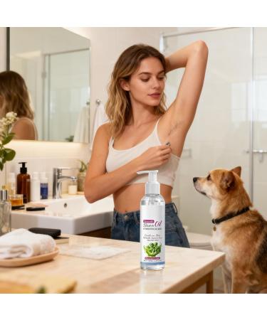 Shaving oil for women moisturizing and nongreasy 100 ml bikini preshaving oil for women for sensitive skin before and after bikini arms legs face women and men - Buy Online on GoSupps.com