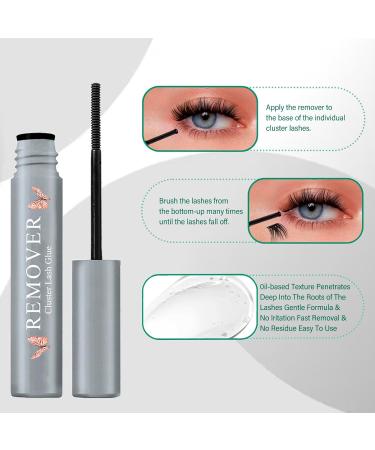 Waterproof Lash Cluster Glue Bond & Seal | Long-Lasting Eyelash Glue with Remover | International Shipping - Buy Online on GoSupps.com