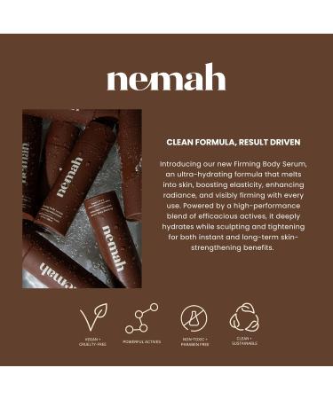 Nemah Firming Body Lotion Skin Firming And Tightening Lotion Body Cream Without Grease Lightweight Fast Absorbing Oat Extract Ashwagandha Coconut Extract For All Skin Types Vegan 5 Oz - Buy Online on GoSupps.com