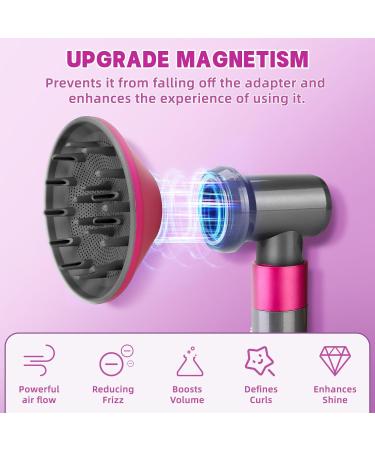 Dyson Airwrap Adaptor & Diffuser | Hair Dryer Attachment for Women | Bright Grey & Rose | Gifts for Girls - Buy Online on GoSupps.com