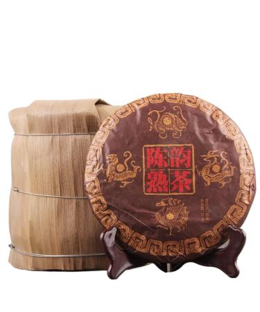 HQZM Yunnan Old Fragrance Puerh Black Tea 357g Menghai Old Charm Old Puer Ripe Tea Choice of Quality
