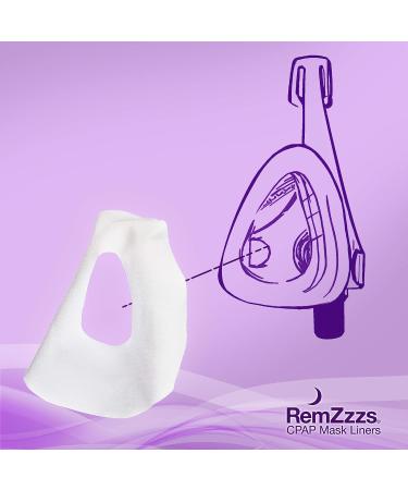 RemZzzs Full Face Cpap Mask Liners (K2-FM) - Reduce Air Leaks and Blisters - Cpap Supplies-Compatible with Resmed Respironics DeVilbiss - Buy Online on GoSupps.com