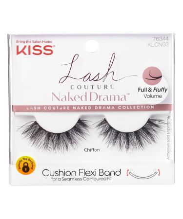 Kiss Lash Couture Naked Drama Chiffon (Pack of 6)