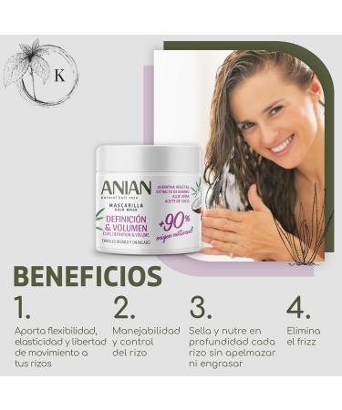  ANIAN DEFINITION & VOLUME Vegetable keratin mask 350 ml - Buy Online on GoSupps.com