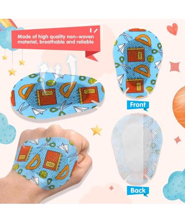 100pcs Kids Adhesive Eye Patches | Disposable Breathable Eyepads for Toddlers & Teens - 7 Fun Styles - Buy Online on GoSupps.com