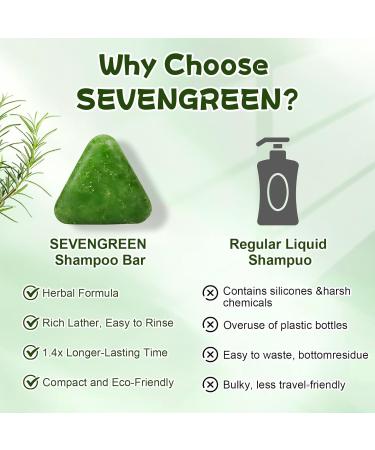 Yizemay Nature Seven Green Soap Bar Usman Shampoo plantbased solid shampoo with foam net Nature Seven Green Soap Bar strengthens smooth hair gentle cleansing and nourishing care for women and men - Buy Online on GoSupps.com