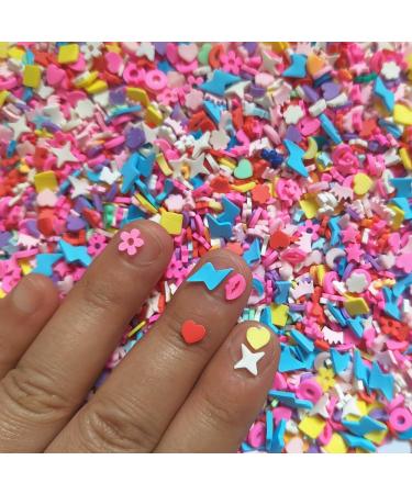40g Mini Mix Fimo Polymer Slices - Lips & Stars Craft Charms for DIY Art & Design - Buy Online on GoSupps.com