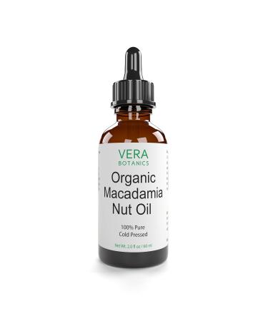 ORGANIC MACADAMIA NUT OIL 100% Pure & Natural Unrefined Cold-Pressed For Face Dry Skin Nails Lips Body & Hair - Reduce Hair Breakage Even Out Skin Tone Therapeutic Massage