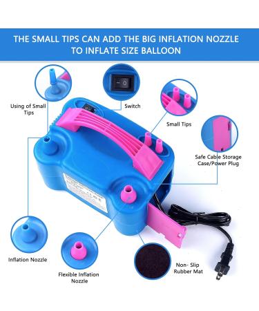 QIPUMP Balloon Pump Electric Air Pump Balloons - Blue - Buy Online on GoSupps.com