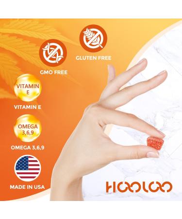 Hemp Gummies for Adults - 6 Fruity Flavors | Deep Sleep & Relaxation | Infused Vitamins & Omega 3 | Made in USA | 50pcs - Buy Online on GoSupps.com