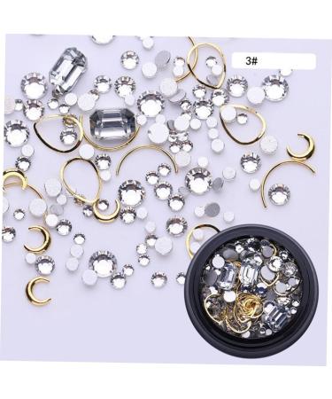 minkissy 4 Boxes Small Black Bottle Metal Ring Rivet Metal Ring Para Maquillaje Nail Art Supplies Materiales Para U as Rhinestones Nail Art Decoration Ornament Little Black Bottle Manicure - Buy Online on GoSupps.com