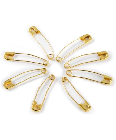 Prym 071390-1 27mm Curved Safety Pins with Coil - Brass Gold | One Size - Buy Online on GoSupps.com