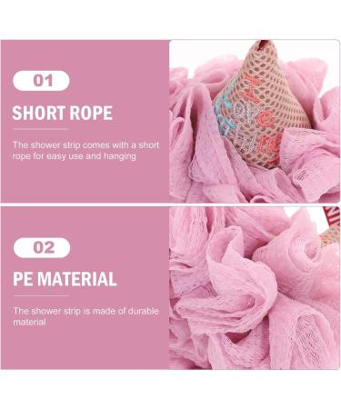 Loofah Sponge Bath Scrubber | Exfoliating Body Wash Sponge for Men & Women | Shower Accessories in Random Color - Buy Online on GoSupps.com