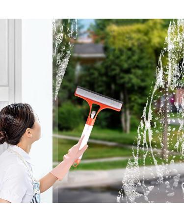 Squeegee for Window Cleaning - Water Spray Glass Cleaning Bathroom Squeegee Cleaner Tool Shower Glass Door Squeegee Glass Window Cleaner for Tiles Bathrooms Tables - Buy Online on GoSupps.com