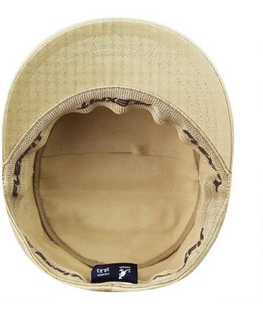 Kangol Cotton Twill Army Cap XXL Beige - Unisex Men's and Women's Hat - Buy Online on GoSupps.com